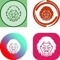 orangutan icona design vettore