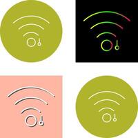 unico Wi-Fi cartello icona design vettore