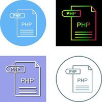 php icona design vettore