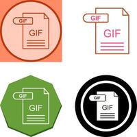 gif icona design vettore