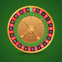 Roulette realistiche isolate vettore