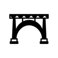 garabit viadotto icona nel vettore. logotipo vettore