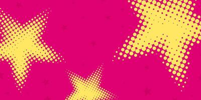 webmezzitoni pop arte stile starburst modello cartone animato sfondo Vintage ▾ tono leggero effetto. vettore illustrazione Wow pendenza design bandiera