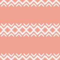 tradizionale etnico ikat motivo tessuto modello sfondo.ricamo etnico modello rosa pastello rosa rosa sfondo modello carino sfondo. astratto, illustrazione. texture, cornice, decorazione. vettore