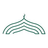 moschea logo, islamico culto disegno, eid al Fitr moschea edificio vettore icona modello, Ramadan, eid al adha