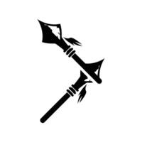 punta di freccia lancia logo, freccia a caccia fricchettone arma disegno, vettore illustrazione modello