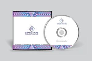 moderno CD copertina design vettore
