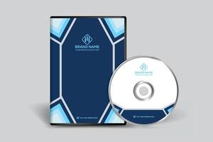 blu colore DVD copertina design vettore