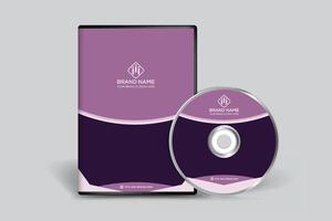 DVD copertina design modello vettore