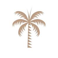 palma albero design elemento idea con moderno stile concetto vettore
