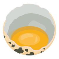 minimalista illustrazione di un' soleggiato lato su uovo vettore