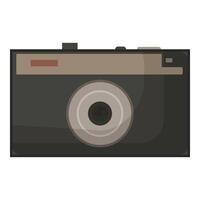 piatto design di un' classico film telecamera su un' bianca sfondo vettore