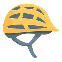 giallo sicurezza casco isolato su bianca vettore