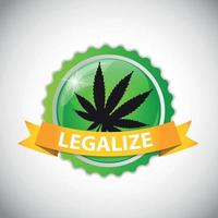 illustrazione vettoriale di sfondo astratto di cannabis