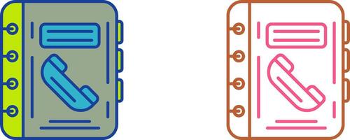 rubrica telefonica icona design vettore