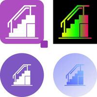 le scale icona design vettore