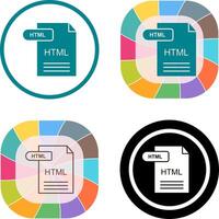 html icona design vettore