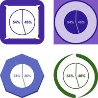 candidato statistiche icona design vettore