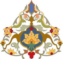 islamico ornamento con tradizionale arte gratuito design vettore