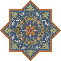 islamico ornamento con tradizionale arte gratuito design vettore