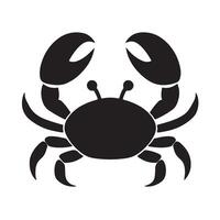 silhouette di un' granchio, cancro, zodiaco segni vettore