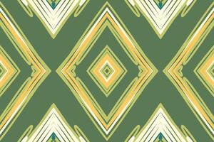 peruviano modello senza soluzione di continuità nativo americano, motivo ricamo, ikat ricamo design per Stampa scandinavo modello saree etnico Natività zingaro modello vettore