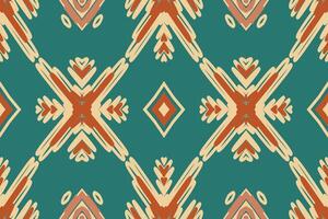 barocco modello senza soluzione di continuità australiano aborigeno modello motivo ricamo, ikat ricamo design per Stampa australiano tenda modello geometrico cuscino modello Kurti Mughal fiori vettore