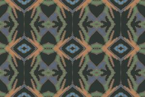 pakistano vestiti modello senza soluzione di continuità nativo americano, motivo ricamo, ikat ricamo design per Stampa modello Vintage ▾ fiore popolare navajo patchwork modello vettore