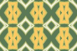 cravatta tintura modello senza soluzione di continuità Mughal architettura motivo ricamo, ikat ricamo design per Stampa sciarpa hijab modello fazzoletto ikat seta Kurti modello Mughal modelli vettore