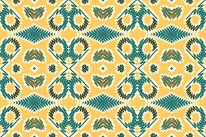 cravatta tintura modello senza soluzione di continuità scandinavo modello motivo ricamo, ikat ricamo design per Stampa sciarpa hijab modello fazzoletto ikat seta Kurti modello Mughal modelli vettore