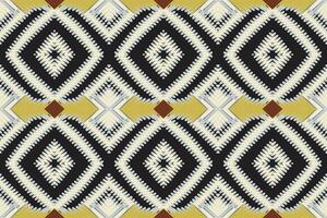 peruviano modello senza soluzione di continuità scandinavo modello motivo ricamo, ikat ricamo design per Stampa indigeno arte aborigeno arte modello floreale Kurti Mughal confine vettore