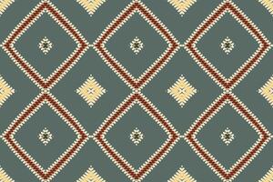 kilim modello senza soluzione di continuità nativo americano, motivo ricamo, ikat ricamo design per Stampa 60s paisley cravatta tintura Damasco ornamento tappeti fricchettone kurta pigiama vettore