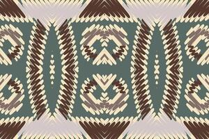 pakistano vestiti modello senza soluzione di continuità australiano aborigeno modello motivo ricamo, ikat ricamo design per Stampa modello Vintage ▾ fiore popolare navajo patchwork modello vettore