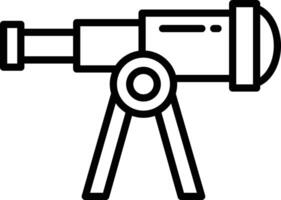 telescopio schema illustrazione vettore