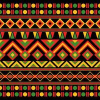 africano astratto geometrico modello. africano astratto etnico modello. africano stile su nero sfondo. design per vestiario, tessile, avvolgere, sfondo, sfondo, tappeto, ricamo vettore