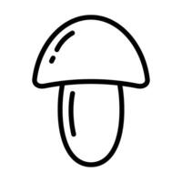 fungo schema disegno nel minimalista stile logotipo carte etichetta icona design concetto isolato vettore