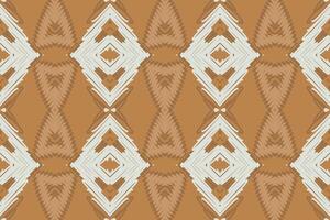 bukhara modello senza soluzione di continuità Mughal architettura motivo ricamo, ikat ricamo design per Stampa modello Vintage ▾ fiore popolare navajo patchwork modello vettore