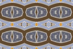 moda modello senza soluzione di continuità nativo americano, motivo ricamo, ikat ricamo design per Stampa indigeno arte aborigeno arte modello floreale Kurti Mughal confine vettore