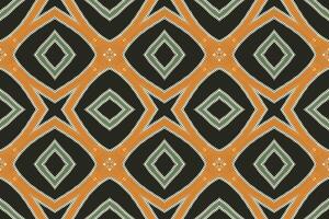 dupatta modello senza soluzione di continuità Mughal architettura motivo ricamo, ikat ricamo design per Stampa modello Vintage ▾ fiore popolare navajo patchwork modello vettore