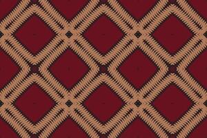 pakistano vestiti modello senza soluzione di continuità bandana Stampa seta motivo ricamo, ikat ricamo design per Stampa egiziano modello tibetano mandala fazzoletto a colori vivaci vettore