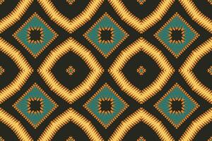 navajo modello senza soluzione di continuità bandana Stampa seta motivo ricamo, ikat ricamo design per Stampa australiano tenda modello geometrico cuscino modello Kurti Mughal fiori vettore