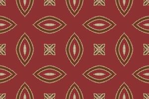 motivo folclore modello senza soluzione di continuità australiano aborigeno modello motivo ricamo, ikat ricamo design per Stampa australiano tenda modello geometrico cuscino modello Kurti Mughal fiori vettore