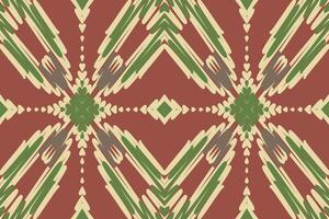 dupatta modello senza soluzione di continuità nativo americano, motivo ricamo, ikat ricamo design per Stampa modello Vintage ▾ fiore popolare navajo patchwork modello vettore