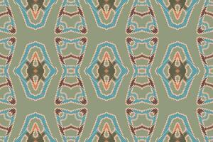 dupatta modello senza soluzione di continuità Mughal architettura motivo ricamo, ikat ricamo design per Stampa 60s paisley cravatta tintura Damasco ornamento tappeti fricchettone kurta pigiama vettore