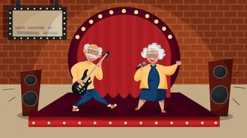 composizione di cartoni animati musicali per anziani