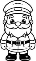 Santa Claus Natale personaggio illustrazione design illustrazione design vettore