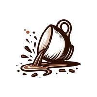 caffè logo per caffè e Marche vettore