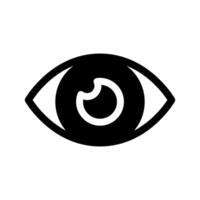 occhio icona simbolo design illustrazione vettore