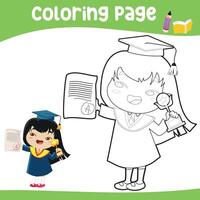 colorazione foglio di lavoro pagina. educativo stampabile colorazione foglio di lavoro. stampabile attività pagina per bambini. apprendimento gioco. file. vettore