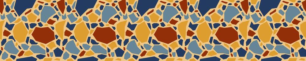 terrazzo mosaico viola senza soluzione di continuità modello vettore